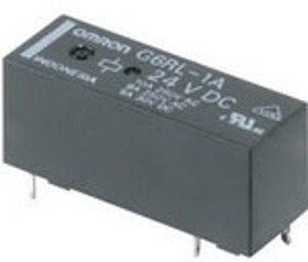 G6RL-1-ASI-DC24, Power Relay 24VDC 10(NO)/8(NC)A SPDT( (28.5mm 10mm 12.3mm)) THT