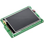 MIKROE-607, mikromedia for PIC18F 2.8in TFT Color Display Development Board With ...