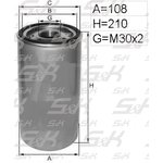 SK-5810018-01, Фильтр масляный