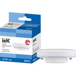 LLE-T80-12-230-65-GX53, Лампа LED T75 таблетка 12Вт 230В 6500К GX53 IEK
