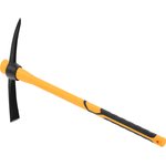 21834, Кирка 1500 г, узкая, фиберглассовая обрезиненная рукоятка 900 мм