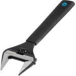 15569, Ключ разводной, 250 мм,CrV, тонкие губки, защитные насадки