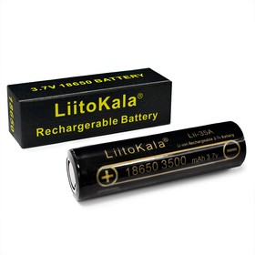 LiitoKala Lii-35A 18650, Аккумулятор Li-ion 18650, 3500mAh, 3.7V – купить оптом и в розницу
