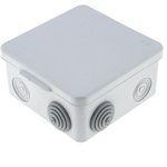plc-kmr-030-014, Коробка распаячная КМР-030-014 наруж. с крышкой 105х105х50 АБС ...