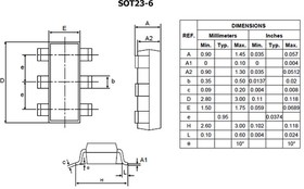 TPD4E1U06DBVR, ESD диодная сборка однонапр. 5.5В SOT-23-6, Texas Instruments | купить в розницу и оптом