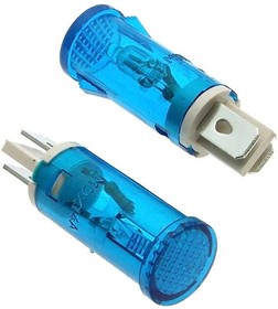 MDX-14 blue, Лампочка неоновая в корпусе MDX-14, синяя, 15 мА