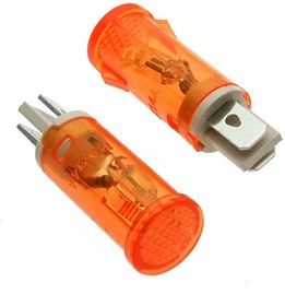 MDX-14 orange 220V, Лампочка неоновая в корпусе MDX-14, оранжевая, 220 В, 15 мА