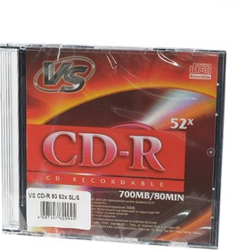 Фото 1/2 VS CD-R 80 52x SL/5, Записываемый компакт-диск