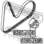 Ролик натяжной NISSAN QASHQAI J10E 2006.12-2013.12 FEBEST 0287-J10E