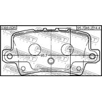 Колодки задние HONDA CIVIC (FK/FN) 06- 0301-FDR