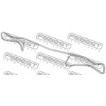 0303-001, Пружина прижимная тормозных колодок | прав/лев |