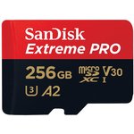 Карта памяти SanDisk 256GB Extreme Pro MicroSDXC 170MB/s A2 V30 UHS-I U3 + ...