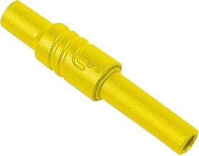Фото 1/2 934096103, Yellow Female Banana Socket, 4 mm Connector, Screw Termination, 24A, 1000V ac/dc, Nickel