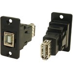 CP30607N, USB Adapter, USB 2.0 B Socket - USB 2.0 A Socket