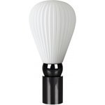 Odeon Light Настольная лампа E14 1*40W ELICA черный хром/белый матовый/металл/стекло 5418/1T