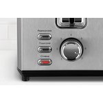 Тостер BQ T2001 Steel-Black, Мощность 1500 Вт, 7 степеней поджаривания ...