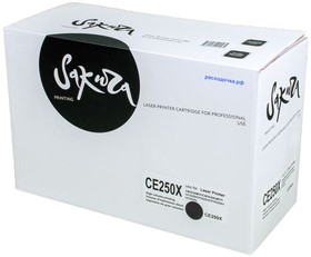 Фото 1/2 Картридж SAKURA CE250X для HPColor LaserJet CM3530MFP/ CM3530fsMFP/CP3525/ CP3525n/CP3525dn/CP3525x, черный,10000 к.