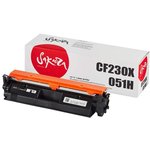 Картридж SAKURA CF230X/051H для HP и Canon, черный, 4000 к.