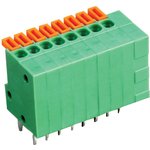 MC000006, Wire-To-Board Terminal Block, 2.54 mm, 8 Ways, 26 AWG, 20 AWG, Push In
