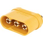 MR60PB-M.G.Y, Разъем питания штекер на плату вертикальный 3pin 40A