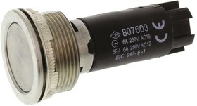 TH807603000, Single Pole Double Throw (SPDT) Momentary Push Button Switch, IP67, 22.5 (Dia.)mm, Panel Mount