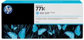 Фото 1/6 Картридж струйный HP 771C B6Y12A светло-голубой (775мл) для HP DJ Z6200