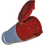 214 (3P+E 16A 380-415V~), Portable power socket standard CEE 214, 3P+PE, 16 A ...