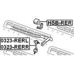 0323-RERL, 0323RERL_тяга стабилизатора заднего левая!\ Honda CR-V 2.0-2.2 07