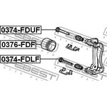 0376-FDF, Поршень тормозного суппорта | перед прав/лев |