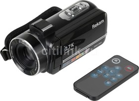 Фото 1/10 Видеокамера Rekam DVC-560, черный, Flash