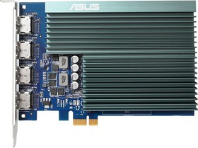 Фото 1/10 Видеокарта ASUS NVIDIA GeForce GT 730 GT730-4H-SL-2GD5 2ГБ GDDR5, Ret