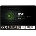 SSD накопитель Silicon Power Ace A56 SP512GBSS3A56A25 512ГБ, 2.5", SATA III, SATA