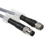 NEBU-M8G3-K-1-M8G3, Cable, NEBU Series, For Use With Energy Chain