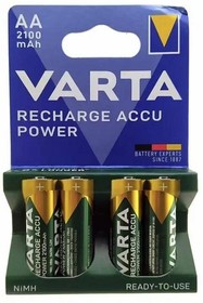 Аккумулятор VARTA Rechargeable R2U LR06/AA 2100mAh (56706) 4BL - (блистер 4шт) 04008496550692