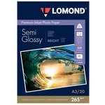Фотобумага Lomond 1106302 A3/265г/м2/20л./белый полуглянцевое/ полуглянцевое для струйной печати
