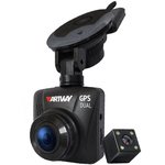 Видеорегистратор ARTWAY AV-398 GPS Dual Compact, черный