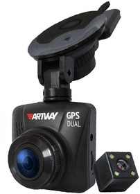 Фото 1/4 Видеорегистратор ARTWAY AV-398 GPS Dual Compact, черный