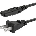 Device connection line, North America, plug type A, straight on C7 jack ...