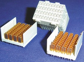 Фото 1/4 1469028-1, Z-PACK HM-Zd 2.5mm Pitch 2 Pair, High Speed Hard Metric Backplane Connector, Female, Right Angle, 10