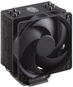 Фото 1/9 Кулер для процессора/ Cooler Master Hyper 212 Black Edition with 1700 (130W, 4-pin, 158.8mm, tower, Al/Cu, fans: 1x120mm/42CFM/ 26dBA/2000rp