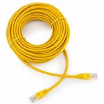 Патч-корд UTP Cablexpert PP12-10M/Y кат.5e, 10м, жёлтый