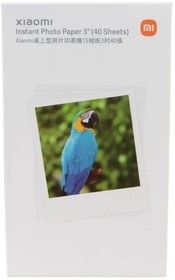 Фото 1/3 Xiaomi Бумага для фотопринтера Xiaomi Instant Photo Paper 3" (40 Sheets)