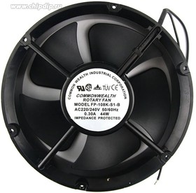 Фото 1/2 Вентилятор COMMONWEALTH FP-108K S1-B AC220/240V 50Hz 0.30A 44W 2wires Cooling Fan