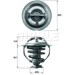 TX11795D, Термостат AUDI/VW 1.8-2.0L 2004=