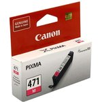 Картридж струйный Canon CLI-471M 0402C001 пурпурный для Canon Pixma ...