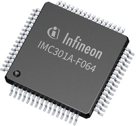 IMC301AF064XUMA1, Microcontroller, With Motor Control, iMOTION Family, 32 Bit, ARM Cortex-M0, 48 MHz, LQFP-64