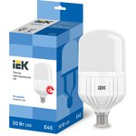 LLE-HP-50-230-65-E40, Лампа LED HP 50Вт 230В 6500К E40 IEK