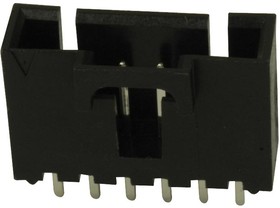 70543-0040, Pin Header, Signal, 2.54 mm, 1 Rows, 6 Contacts, Through Hole Straight, SL 70543 Series