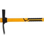21832, Кирка-молоток 650 г, фибергласовая обрезиненная рукоятка 385 мм
