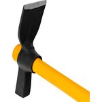 21832, Кирка-молоток 650 г, фибергласовая обрезиненная рукоятка 385 мм